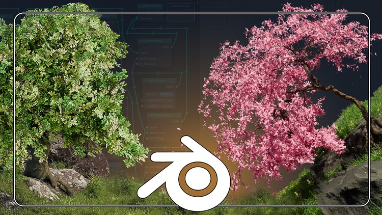3D Trees with Blender Geometry Nodes By 3D Tudor
