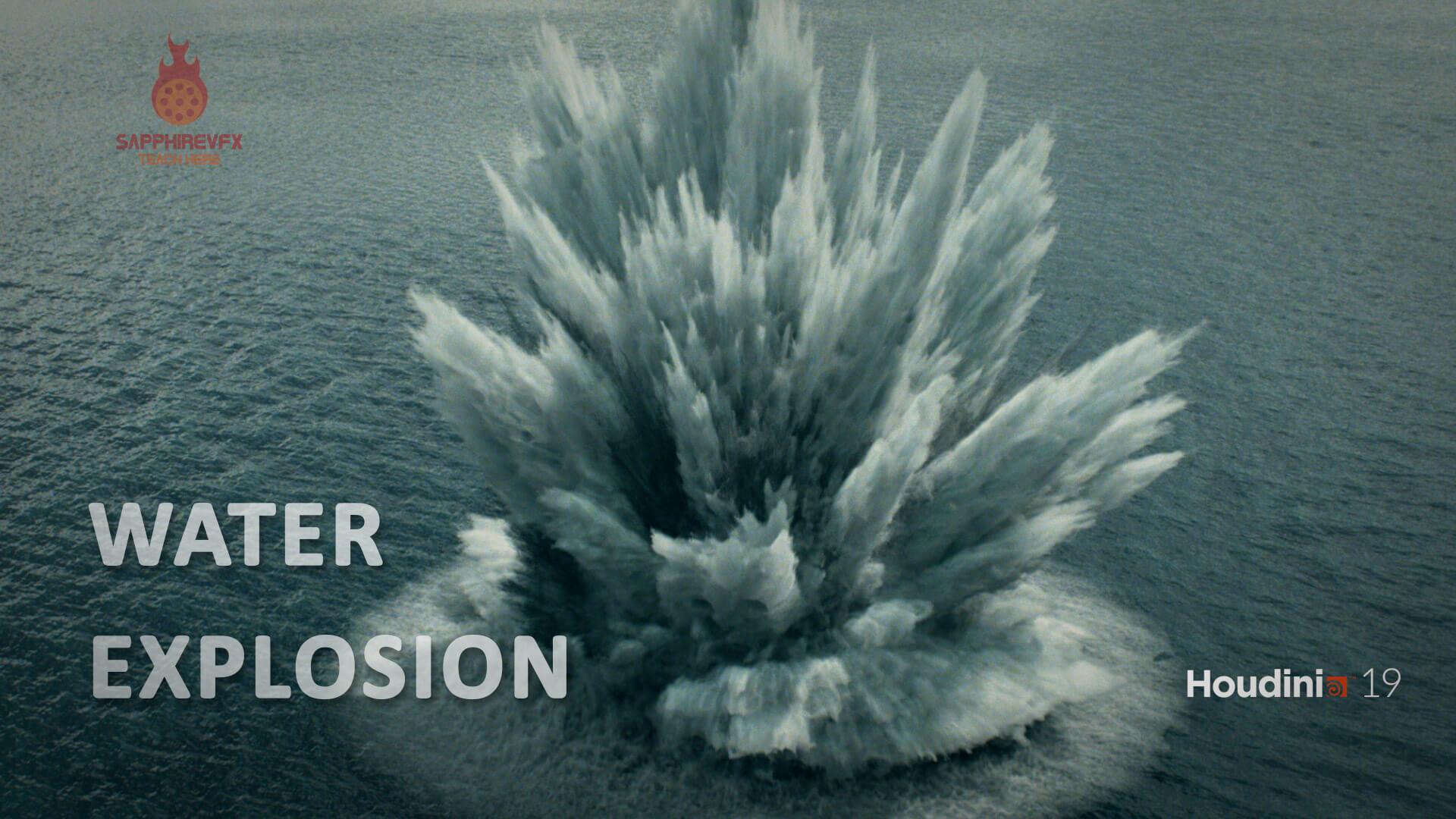 CGCircuit Water Explosion in Houdini