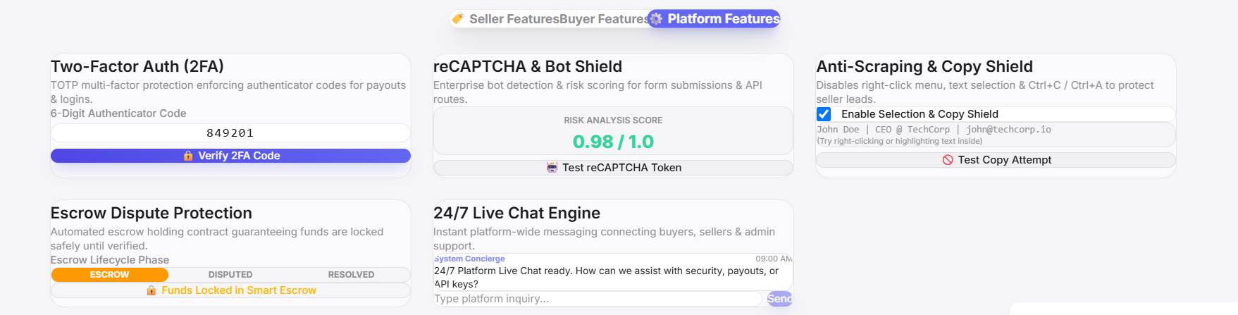Leadpedlar Platform Features