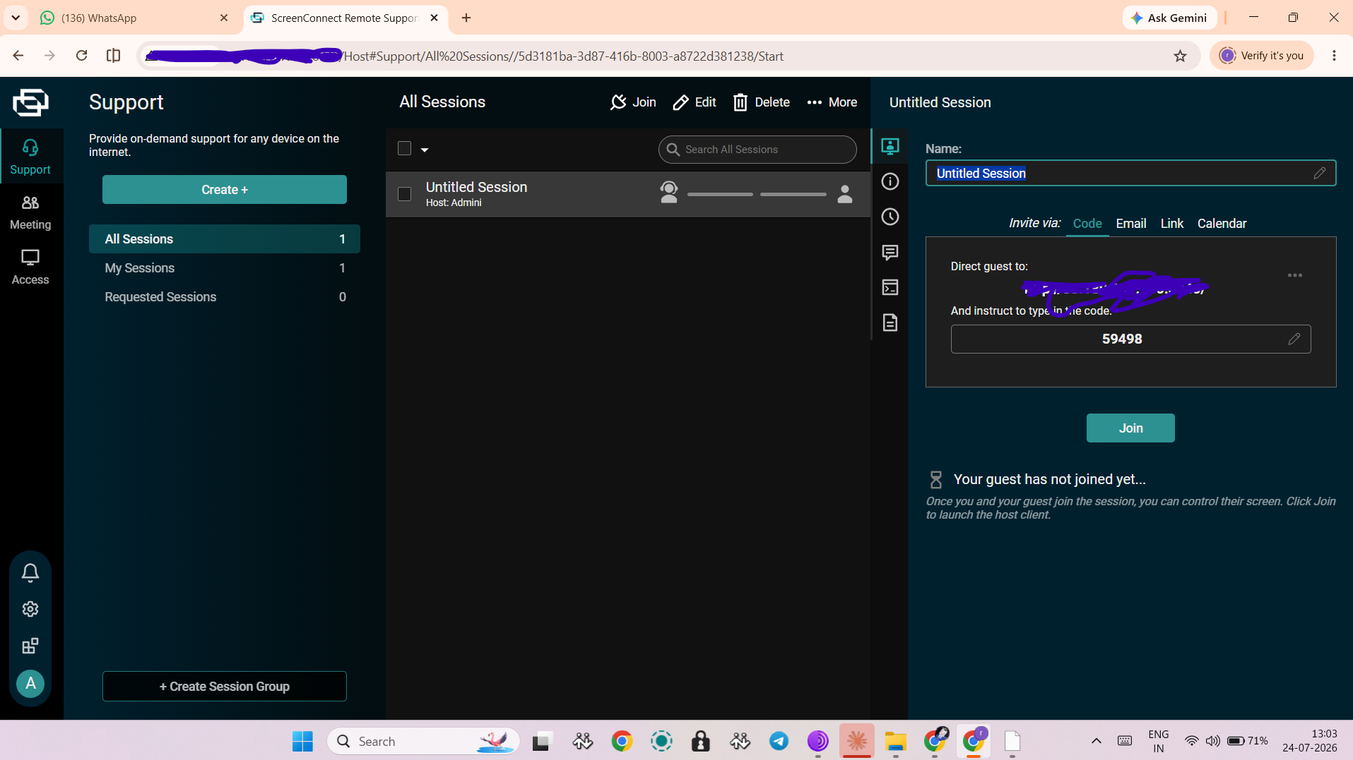 ScreenConnect SelfHosted